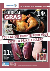 Prospectus E.Leclerc MONTBELIARD : FOIRE AU GRAS
