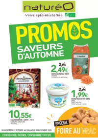 Prospectus NaturéO ÉGLY : PROMOS SAVEURS D'AUTOMNE