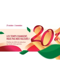 Prospectus Coffea Paris 52 bd Saint Germain : Anniversaire Cofféa : 20% de remise