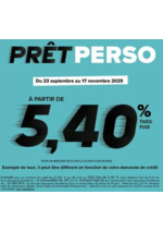 Prospectus  : PRÊT PERSO
