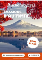 Prospectus Auchan : Auchan Voyages : évasion d'automne