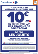 Prospectus Carrefour : OPÉRATION BON(S) D’ACHAT