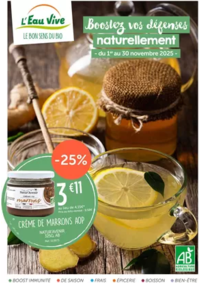 Prospectus L'Eau Vive BÉZIERS : Catalogue Novembre 2025