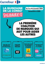 Prospectus Carrefour Express : LA QUINZAINE DE LA CONSO SOLIDAIRE
