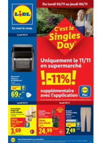 Prospectus Lidl QUINTIN : C’est le Singles Day