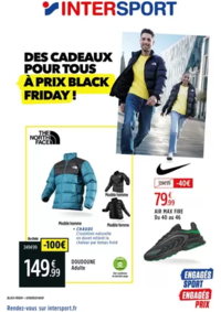 Prospectus Intersport MAYENNE : Des cadeaux pour tous à prix black Friday !