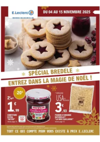 Prospectus E.Leclerc BLOTZHEIM : ALSACE CHOUCROUTE 3 - BREDELE