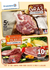 Prospectus E.Leclerc FIGEAC : FOIRE AU GRAS - DATES 2