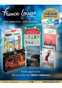 Prospectus France loisirs Quimper : Novembre - Décembre 2025