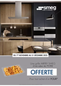 Prospectus Copra PIPRIAC : SMEG VOUS OFFRE 1 GRILLE AIRFRY SMEG