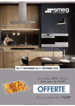 Prospectus Copra : SMEG VOUS OFFRE 1 GRILLE AIRFRY SMEG