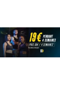 Prospectus Fitness park Évry : Nos abonnements sont solides Et à 19€ les 4 premières semaines