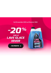 Prospectus Profil + PLOUMAGOAR : Promo entretien : -20% sur le lave-glace hiver !