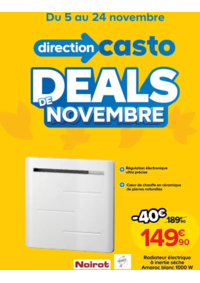 Prospectus Castorama LES-CLAYES-SOUS-BOIS : Deals de novembre