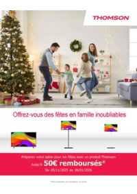 Prospectus Gitem Gérardmer : Thomson Jusqu’à 50€ remboursés