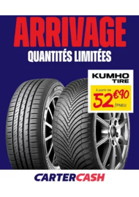 Prospectus CARTER CASH SARCELLES : Arrivage de pneus KUMHO chez CARTERCASH !