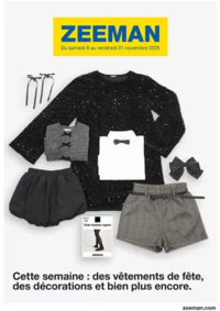 Prospectus Zeeman Bagnols Sur Ceze : Cette semaine : des vêtements de fête, des décorations et bien plus encore.