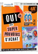 Prospectus E.Leclerc : Oui aux super pouvoirs d'achat