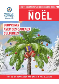 Prospectus Espace culturel E.Leclerc ANCENIS : Spécial Noël