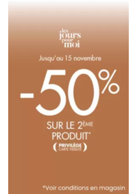 Prospectus Une heure pour soi Saint Gregoire : -50% sur le 2ème produit